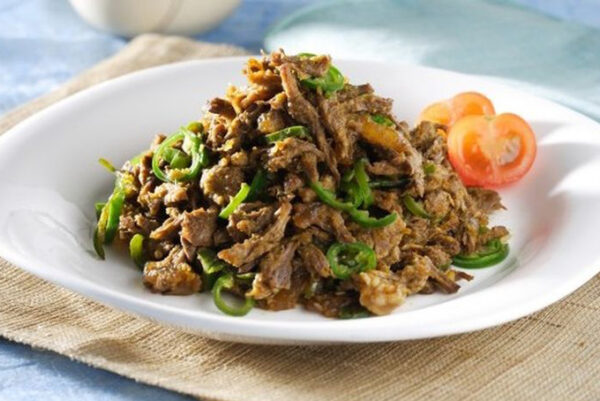 Fried Beef with chillies
