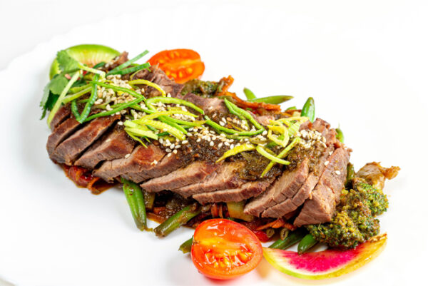 Sliced Beef with Vegetables